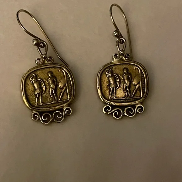 Ancient Greece and Roman drop earrings EUC - Picture 2 of 7